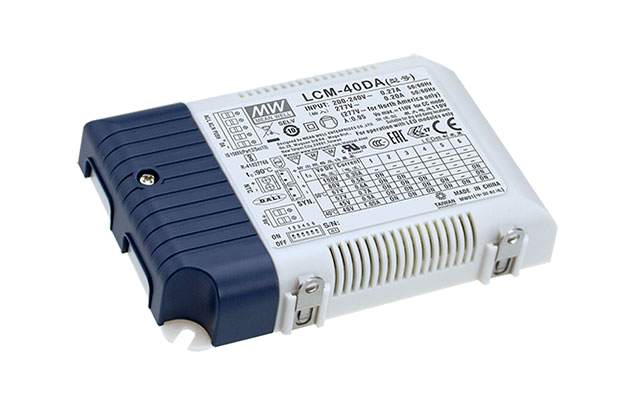 MEAN WELL LCM-40DA LED-Treiber Konstantstrom wählbar über DIP-Schalter DALI Möbelzulassung 180-295VAC 350-1050mA 2-100V