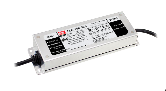 MEAN WELL ELG-100-42-3Y LED-Treiber IP67 Konstantspannung Konstantstrom 100-305VAC 42V 2.28A