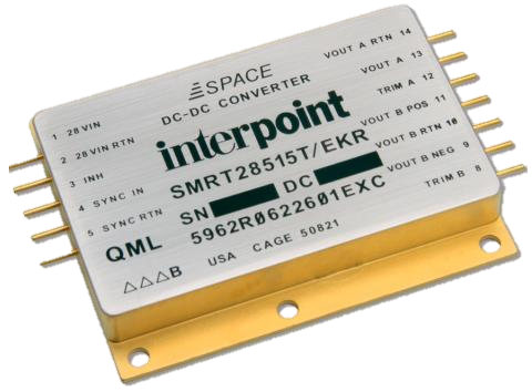 Crane Interpoint SMRT2805D 19-56V, +/-5V, 6A MIL-PRF-38534 Space