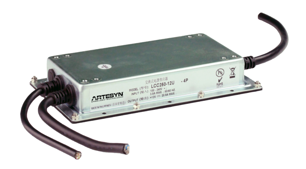 Artesyn LCC250-48U-4P Einbaunetzteil IP64 90-264VAC 48VDC 5.2A