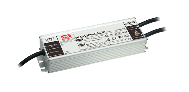 MEAN WELL HLG-120H-C350A LED-Treiber IP65 Konstantstrom 90-305VAC 215-430V 0.35A