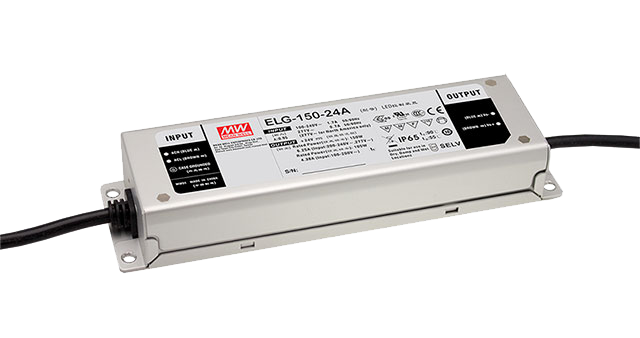 MEAN WELL ELG-150-12A LED-Treiber IP65 Konstantspannung Konstantstrom 100-305VAC 12V 10A